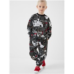 Комплект трикотажный для девочек: толстовка, брюки