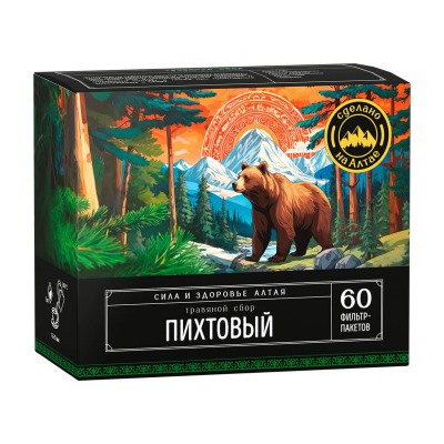 Травяной сбор Пихтовый общеукрепляющий 60 фильтр-пакетов
