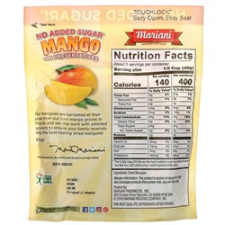 Mariani Dried Fruit, Mango, 4 oz ( 113 g)