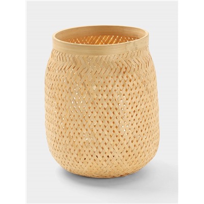 Корзинка плетёная из бамбука, 20×20×28 см