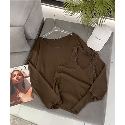 Лонгслив+майка