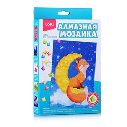 Алмазная мозаика 15*20 "Лисёнок" (неполное заполнение)