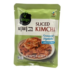 Капуста кимчи среднеострая нарезанная Bibigo, Корея, 150 г. Срок до 24.04.2025. АкцияРаспродажа