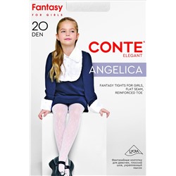 CONTE Колготки в точку с сердечками и усиленным торсом-шортиками ANGELICA CONTE ELEGANT, 1234312