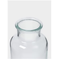 Бутылка для соусов и масла Доляна «Парфе», 600 мл, 8×16.5 см, с пробковой крышкой, стекло, прозрачная