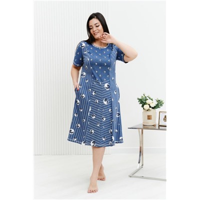 Платье 9141 (Джинс)