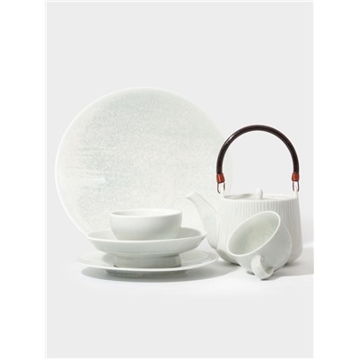 Чайник заварочный Magistro Willow, 700 мл, фарфор, голубой