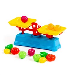 Полесье Игровой набор "Весы" + набор продуктов (12 элементов) (в сеточке)