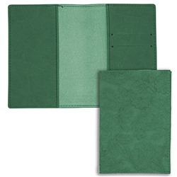 Обложка для паспорта Listoff "Jade. Эвкалиптовый" искусственная кожа с текстурой ОПК0517 Listoff
