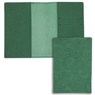 Обложка для паспорта Listoff "Jade. Эвкалиптовый" искусственная кожа с текстурой ОПК0517 Listoff