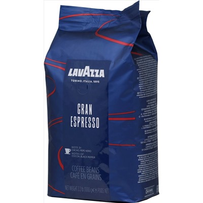 LAVAZZA. Gran Espresso (зерновой) 1 кг. мягкая упаковка