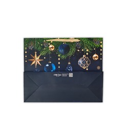 Пакет подарочный ламинированный «Синий», XL 49 × 40 × 19 см