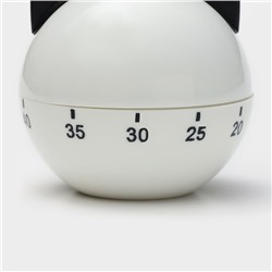 Таймер механический Доляна «Котёнок», кухонный, белый