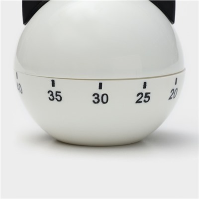 Таймер механический Доляна «Котёнок», кухонный, белый