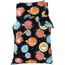 Постельное бельё 1.5-спальное «Этель» Cats and space, бязь