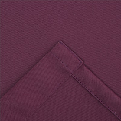 Штора блэкаут портьерная «Этель», 145×265 см, цвет винный