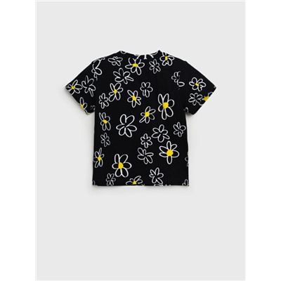 Фуфайка детская трикотажная для девочек (футболка)