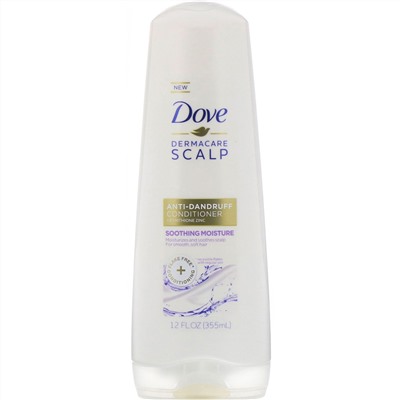 Dove, Dermacare Scalp, Anti-Dandruff Conditioner, Soothing Moisture, 12 fl oz (355 ml)