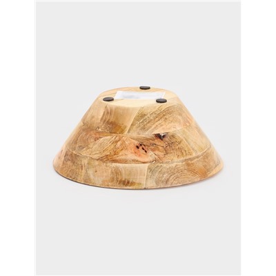 Салатник «Пряник», 25×25×10 см, дерево манго