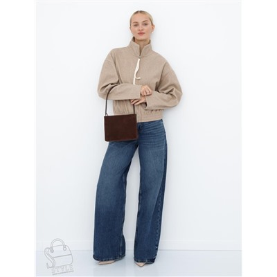 Сумка женская кожаная 990169-1NN coffee Natale Navetta  в Новосибирске