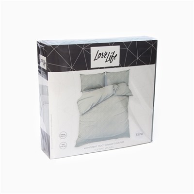 Постельное бельё 1.5-спальное LoveLife Tufting Ромб, микрофибра