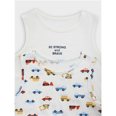 МАЙКА  ДЛЯ МАЛЬЧИКОВ (2ШТ) 423344-2