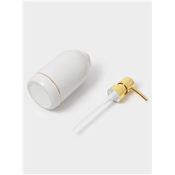 Аксессуары для ванной «Лайн», 4 предмета: дозатор 400 мл, мыльница, 2 стакана, белые