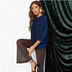 Блуза нарядная с блеском, Предвкушение встречи (сияние)