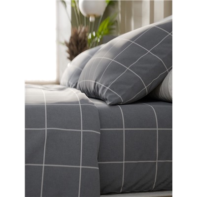 Постельное бельё 1.5-спальное «Этель. Клетка», бязь