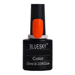 Bluesky Гель-лак для ногтей / Classic 104 CL, неоновый темно-оранжевый, 10 мл 7896