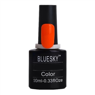 Bluesky Гель-лак для ногтей / Classic 104 CL, неоновый темно-оранжевый, 10 мл 7896