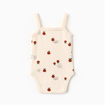 Комплект боди Крошка Я Oranges 2 шт., рост 62-68, молочный