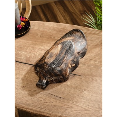 Блюдо «Лист», 35×18×6 см, дерево Джати