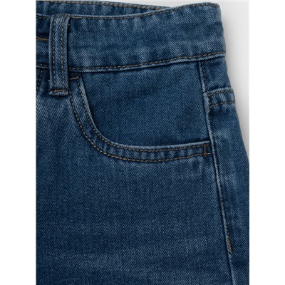 Брюки текстильные джинсовые для девочек