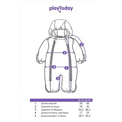 Комбинезон PLAYTODAY, 1088939