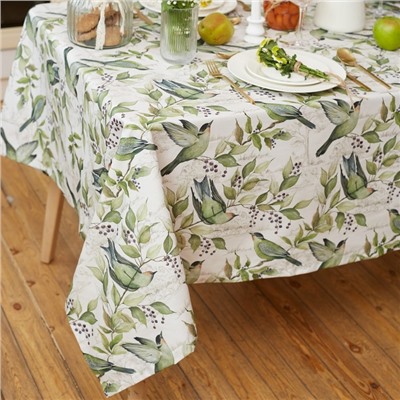 Скатерть «Этель. Готовь с душой», 149×110 см, 100% хлопок, саржа 190 г/м²