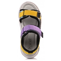 6-612183-2402 цветн Босоножки для девочек (26-30)/6