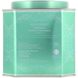Harney & Sons, Травяной напиток с перечной мятой, без кофеина, 30 пакетиков, 1,9 унции (54 г)