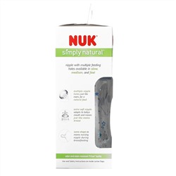 NUK, Simply Natural, Bottles, 1+ Month, Medium,  2 Pack, 9 oz (270 ml) Each