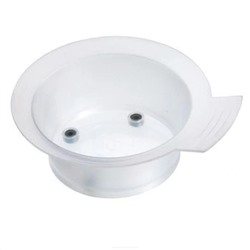 Dewal Чаша для смешивания краски с ручкой и резинкой на дне T-1215, пластик, прозрачный, 240 мл 3016