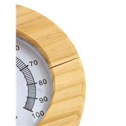 УЦЕНКА Термометр-гигрометр для бани с песочными часами, деревянный