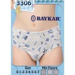 3306 Трусы мал.многоцвет (BAYKAR)