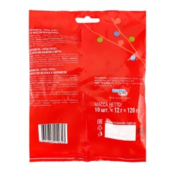 Леденец Chupa-Chups, со вкусом мандарина и ванили, мяты, яблока, карамели, 120 г