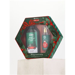 Подарочный набор Happy New Year: гель для душа и мист для тела, зелёный, URAL LAB