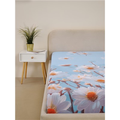 Простыня бязь люкс - Ромашки