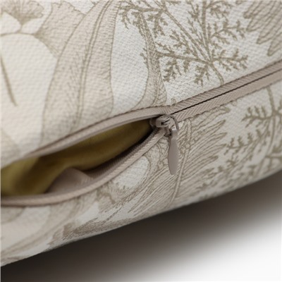 Чехол на подушку «Этель. Листва», 43×43 см, бежевый