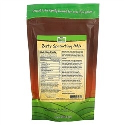 Now Foods, Real Food, пикантная смесь семян для проращивания, 454 г (16 унций)