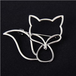 Брошь Лиса / 2965-1 /уп 12/