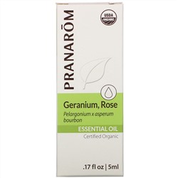 Pranarom, Essential Oil, Geranium, Rose, .17 fl oz (5 ml)