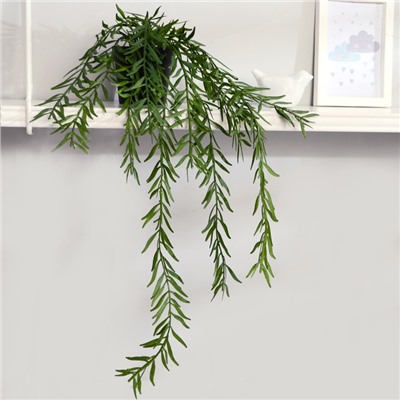 Искусственный цветок в горшке «Ива пурпурная», растение 50 см (горшок h=8, d=8.5 см), МИКС